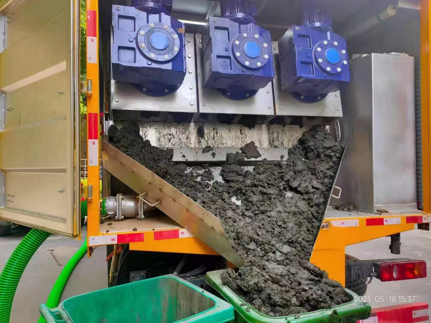 建华化粪池清掏城市维护站-泥浆净化干湿分离处理